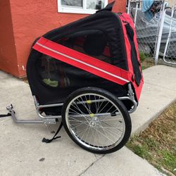 Dog bike trailer