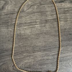 Gold Rope Chain 3mm