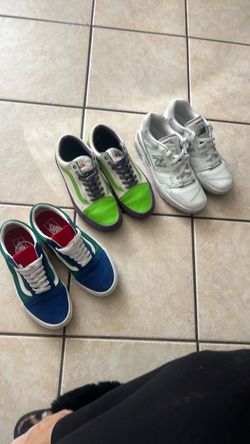 Vans and Nike shoes