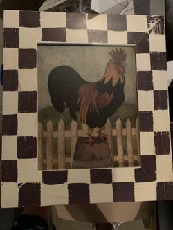 Decorative Rooster Painting