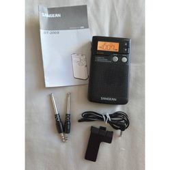 Sangean DT-200X FM-Stereo AM Digital PLL Synthesized Receiver Radio
