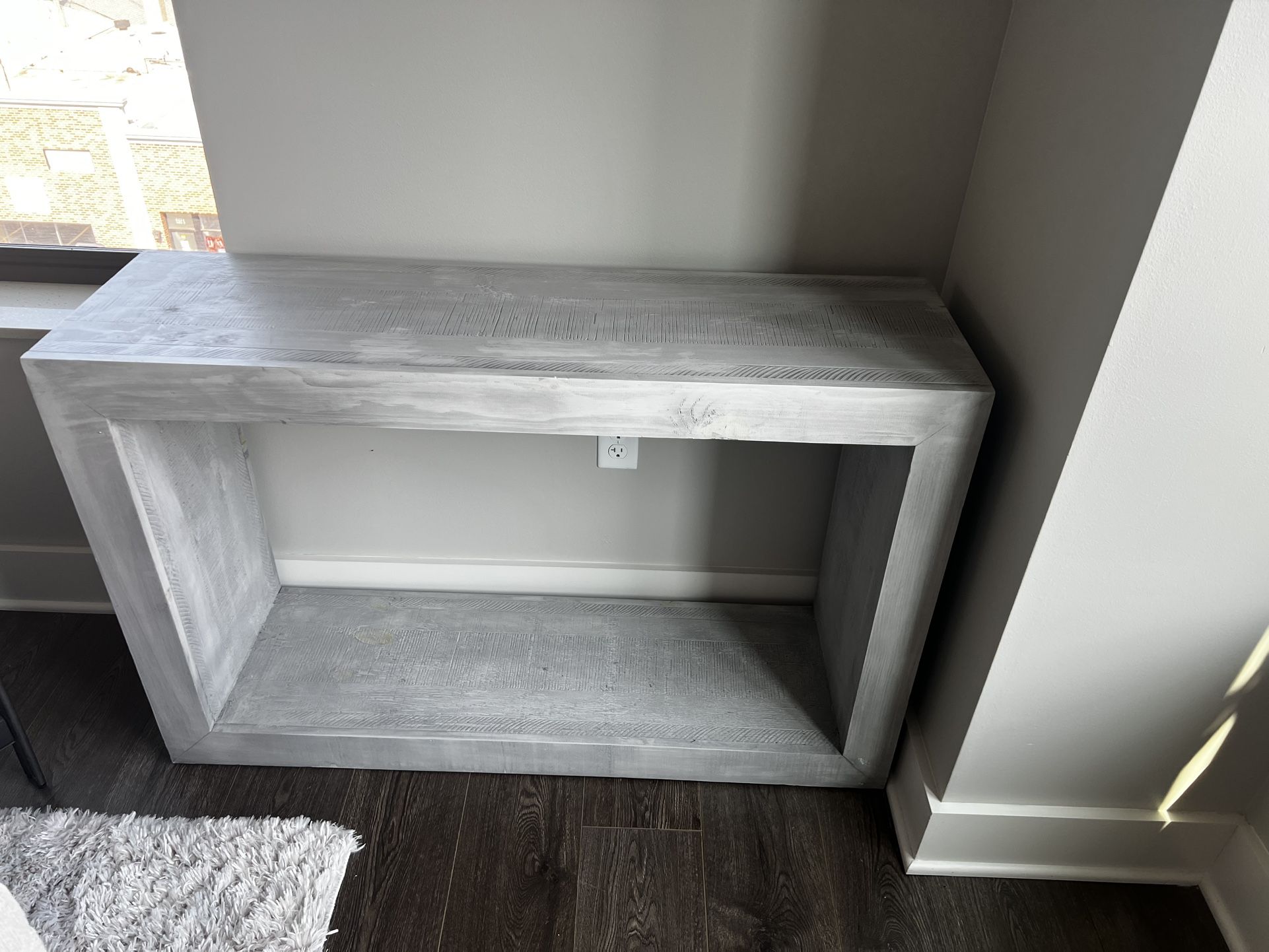 Gray Side Table / Console