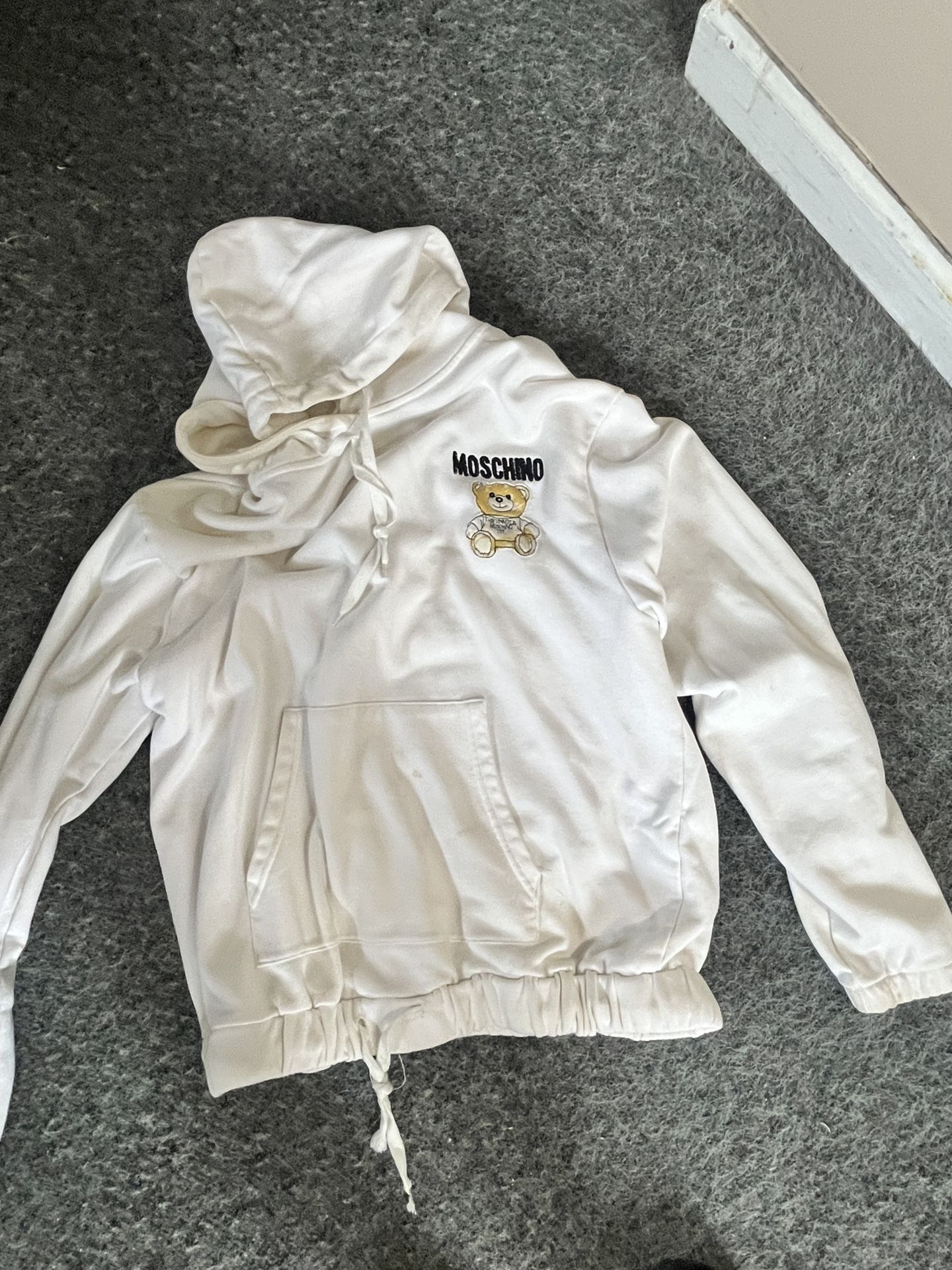 Moschino sweater size L but run small : $45