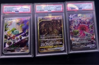 Gengar vmax alt art/ Bulbasaur IR / Jap Giratina