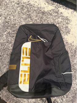Nike Elite Backpack Black/White/Gold