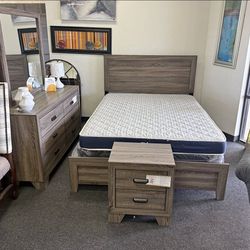 Furniture Bedroom Set ! Queen And King Size Available - Free Shipping $0 Down