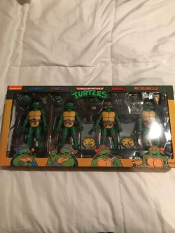 NECA Teenage Mutant Ninja Turtles Haulathon Action Figure 4 Pack 2021