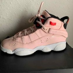 Pink Jordan 6 Rings GS (Big Kids)