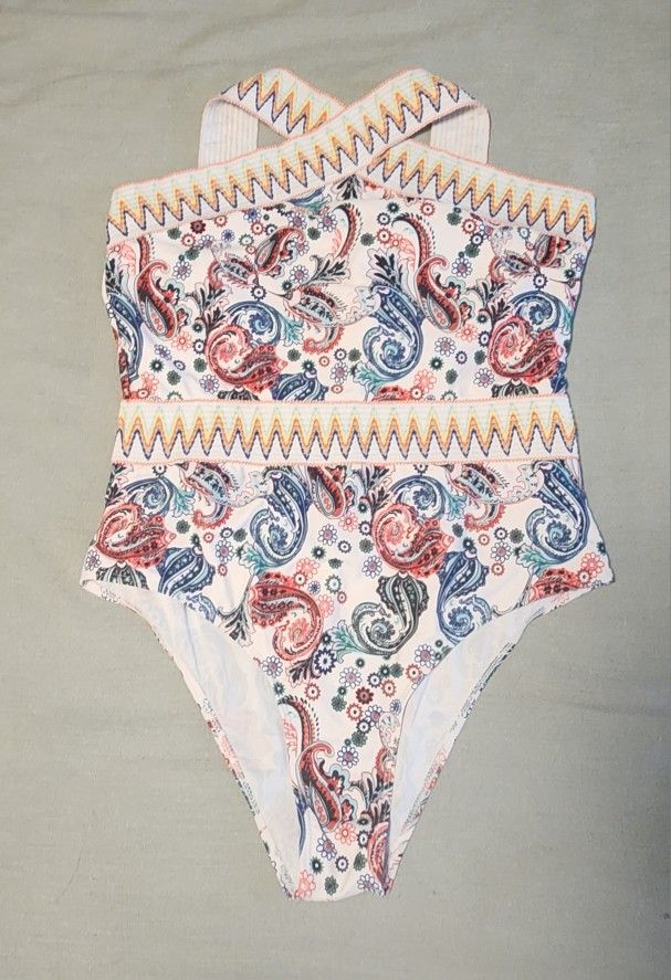 One Piece Swimsuit Paisley Size XL