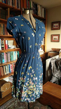 French Butterfly Dress