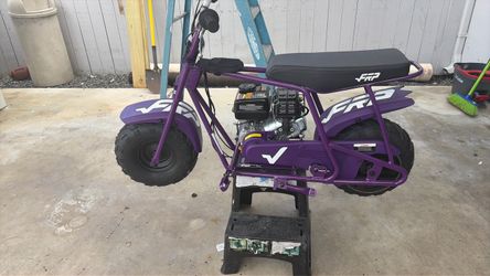 FRP Purple Mini Bike Gas Powered