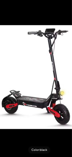 Brand new in box red electric scooter runs 38 MPH