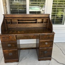 Antique Roll Up Desk $75 OBO