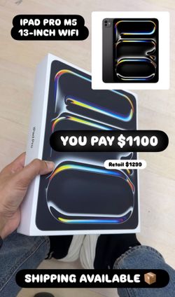 iPad Pro M5 13 inch WiFi 256GB