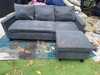 Sofa modular pequeño gris