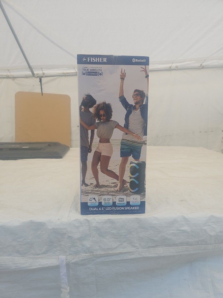 Fisher Dual 6.5 Led Fusión Speaker Karaoke
