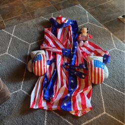 Rocky Balboa Robe Doll & Gloves Great Costume For Halloween