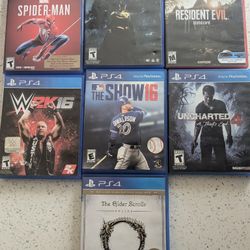 PS4- X BOX ONE- Nintendo Wii Video Games