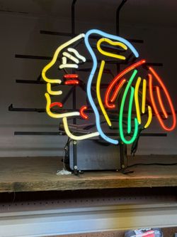 Blackhawk Neon Sign