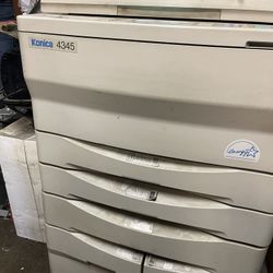 Konica 4345 Printer Image Is Faint 