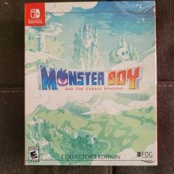 Monster Boy Collector's Edition NEW SEALED