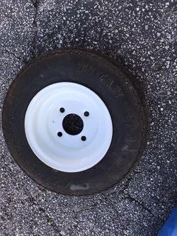 Trailer /boat load B / Tire 4.8-8 with rim GoodYear
