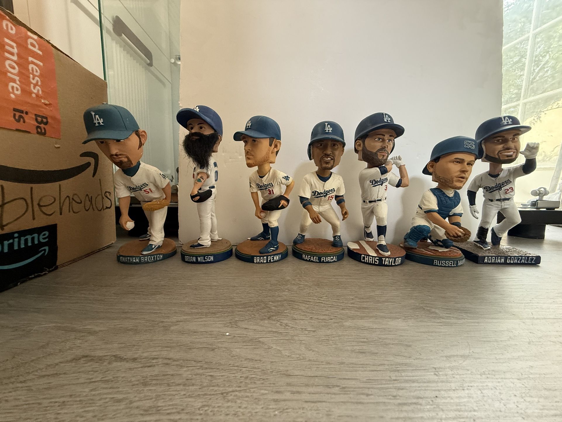 Bundle of 7 Former Dodger Bobbleheads