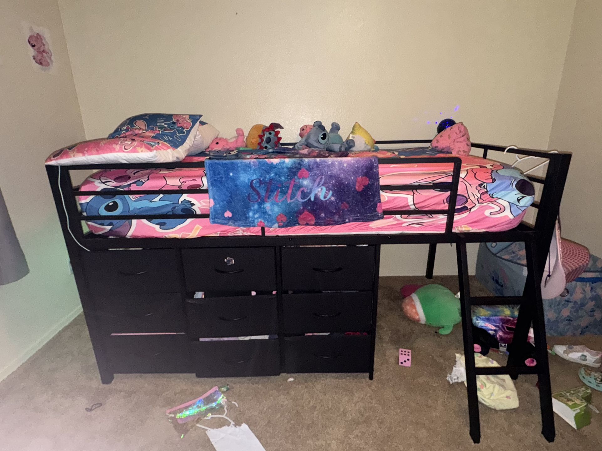 Twin Loft Bed With Drawers