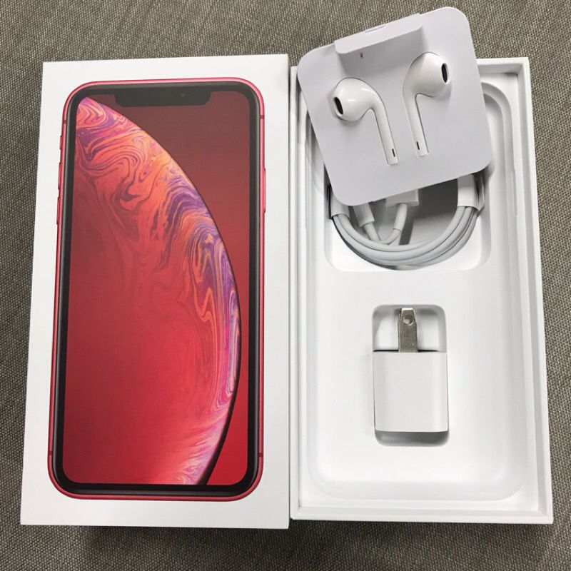 iPhone XR Red With Everything That A Originally Came With It.e