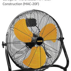 Master 20" Industrial High Velocity Floor Fan