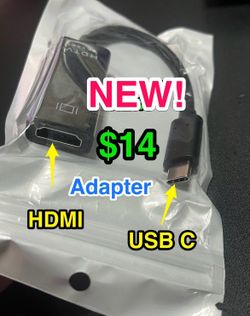 USB C to HDMI converter / USB-C to HDMI adapter / TV pc computer USB type C for phone / tablet