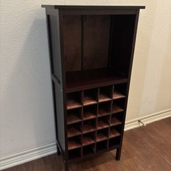 Wine-bottle storage , Wooden Dark Brown