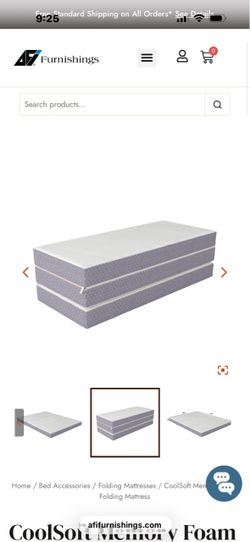 Queen memory foam new 3”