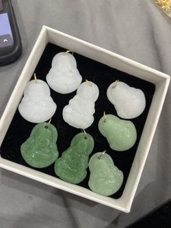 New Buddha Jade Charm 