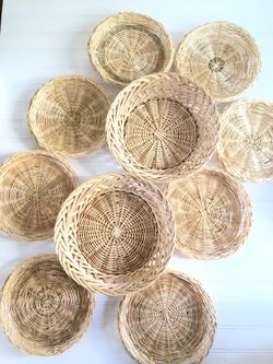 Wicker Wall Decor Boho 