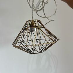 Gold Hanging Lamp