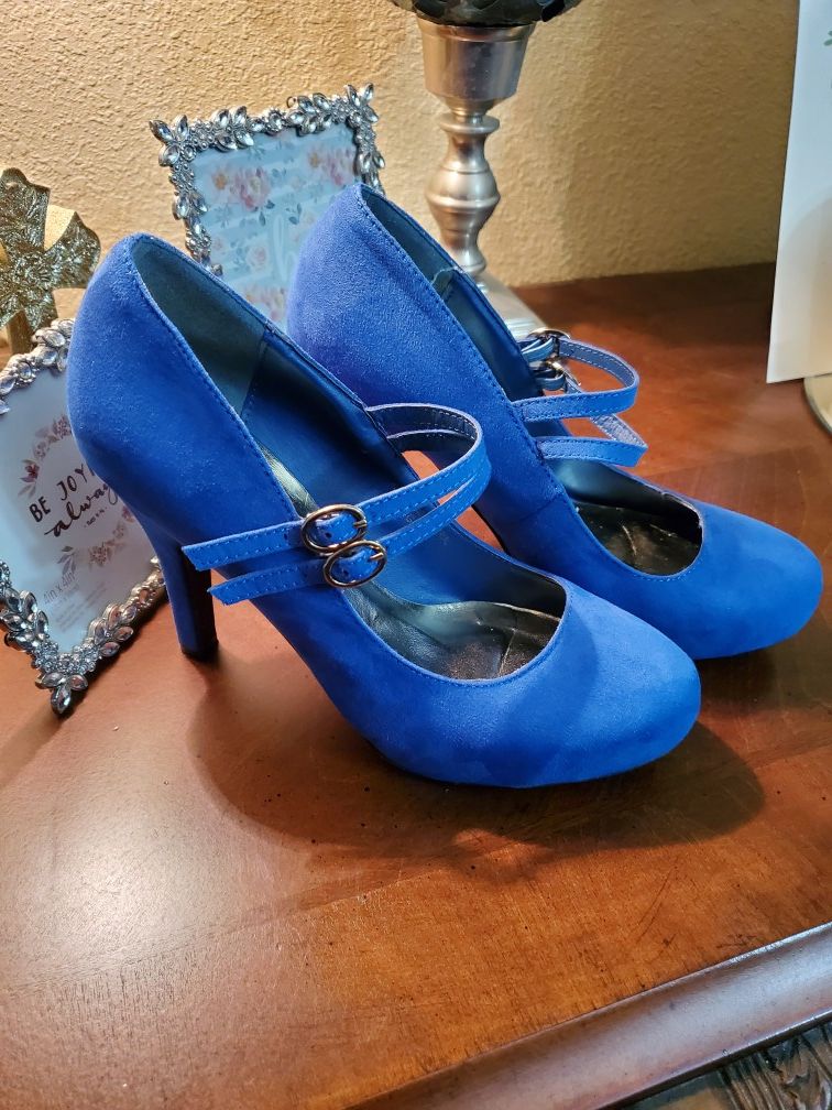 Royal Blue Heels