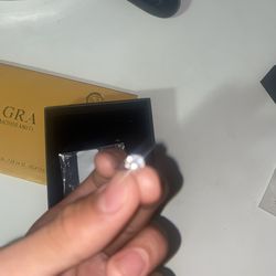 Moissinite Esrrings 0.5 Carat-Authentic-Real Buyerd