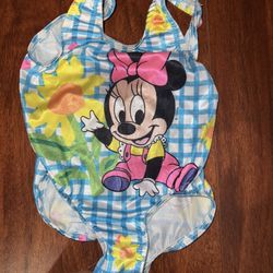 Minnie Mouse Swimsuit Size 18 Months