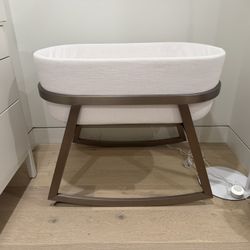 Restoration Hardware Caden Bassinet – Antiqued Pewter