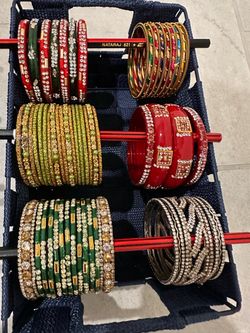 Indian Bangle Set Collection – Multiple Colors