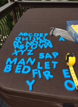 Magnetic ABC Letters- 2 full + sets. Great for pre-k or kindergarten!