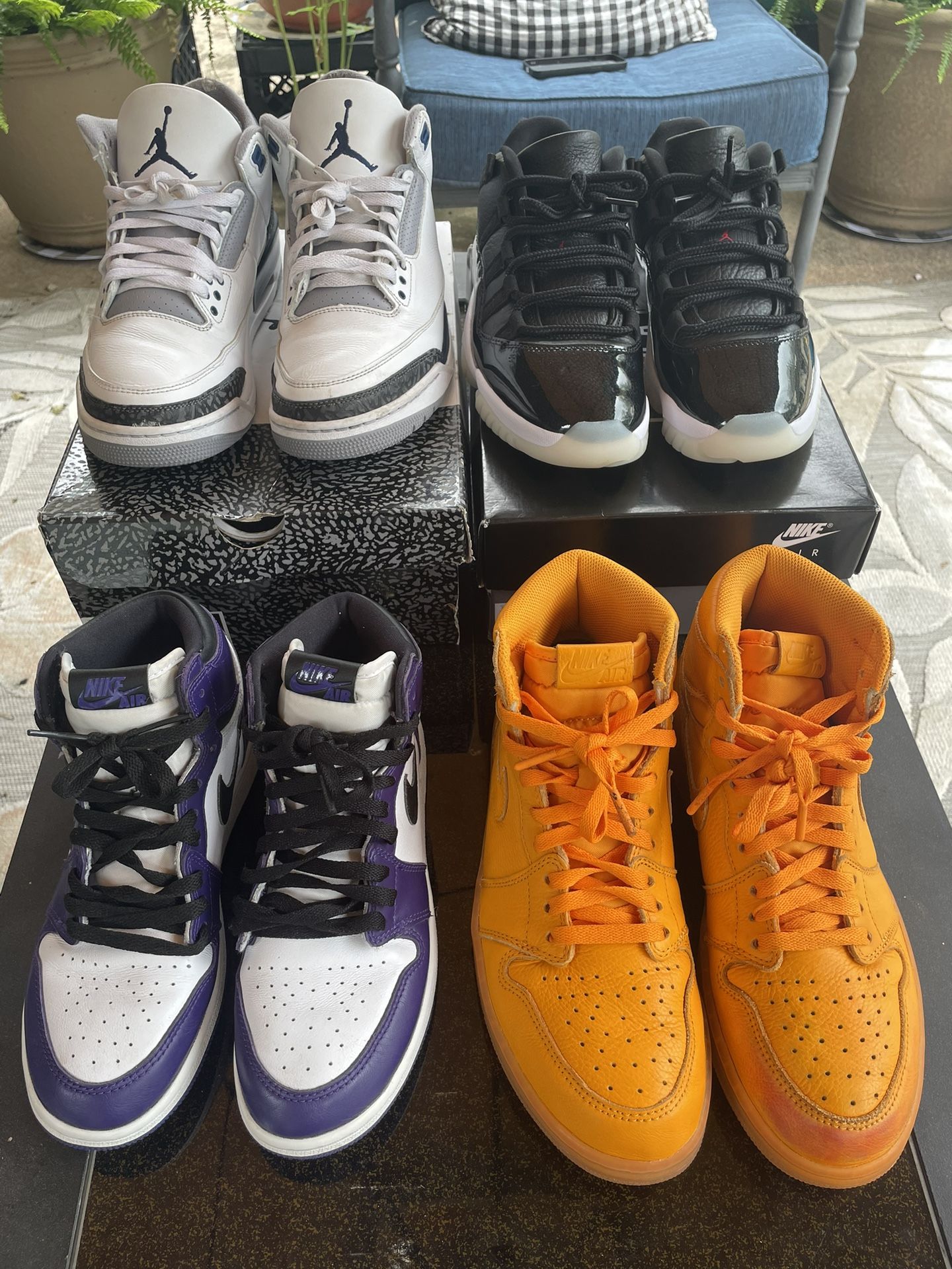Jordan Retro 1s, 3s, & 11s Shoe Bundle