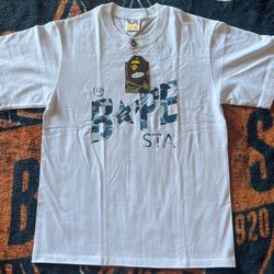BAPE STA Blue Camo T Shirt 