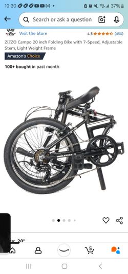 Foldable Bike With 7 Speed Adjustable 