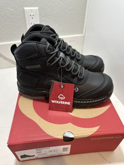 Brand New Wolverine Work Boots For Men. Size 10. Carbon Toe. Waterproof 