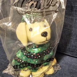 Canes Dog Christmas Plush