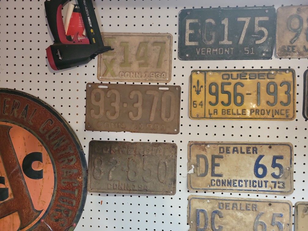 License Plates..old