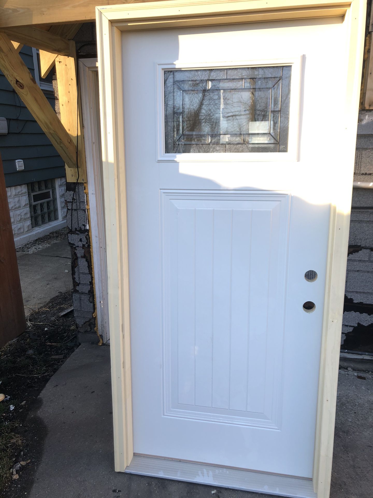 Brand new entry door