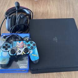 PS4 Console + Controller, Games, HyperX Headphones & Accessories - Great Condition!